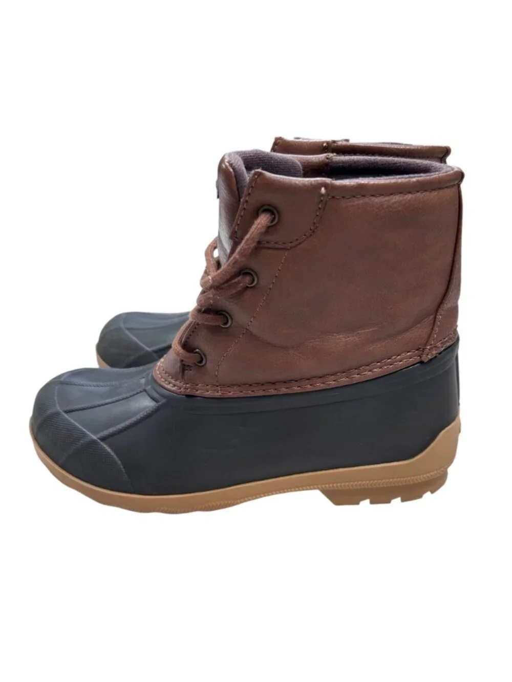 Sperry Port Boot 4M Youth Brown Duck Boot Outdoors Hiking